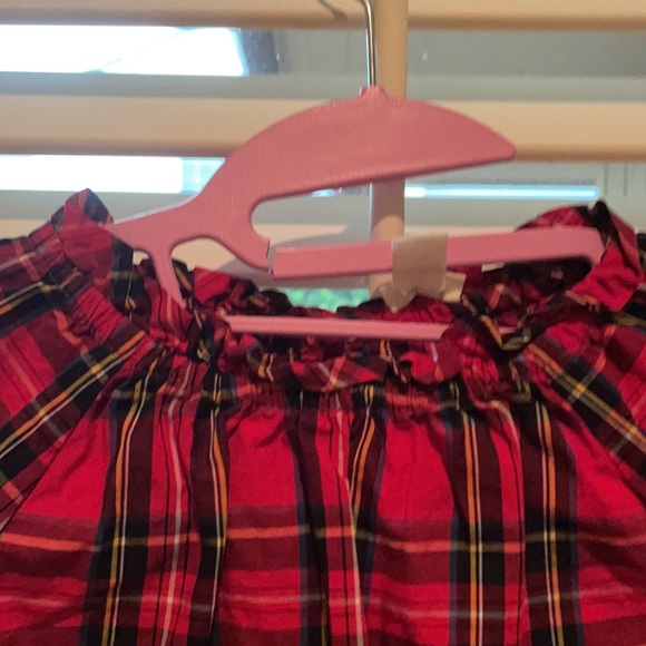 Crew cuts girls size 10 plaid Christmas blouse - Picture 5 of 8